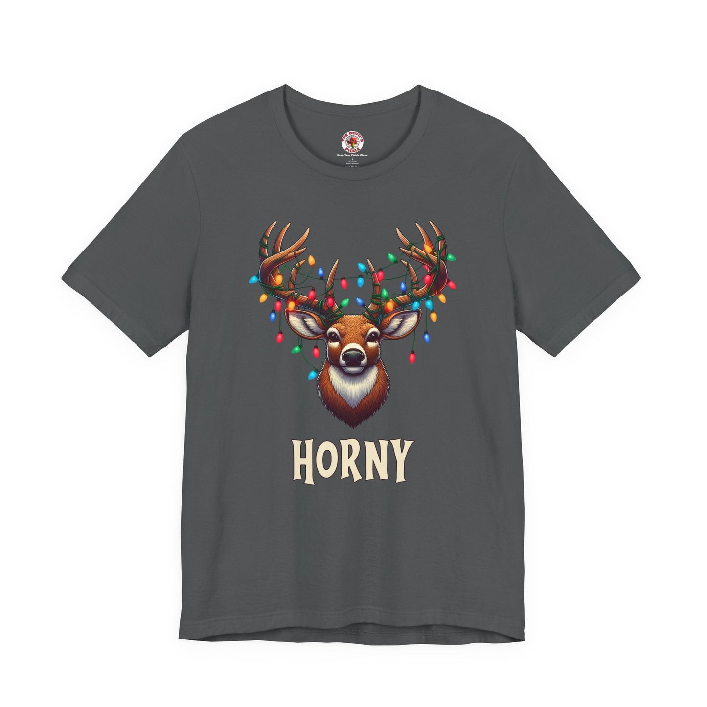 Horny Reindeer T-Shirt The Devil's Pickle