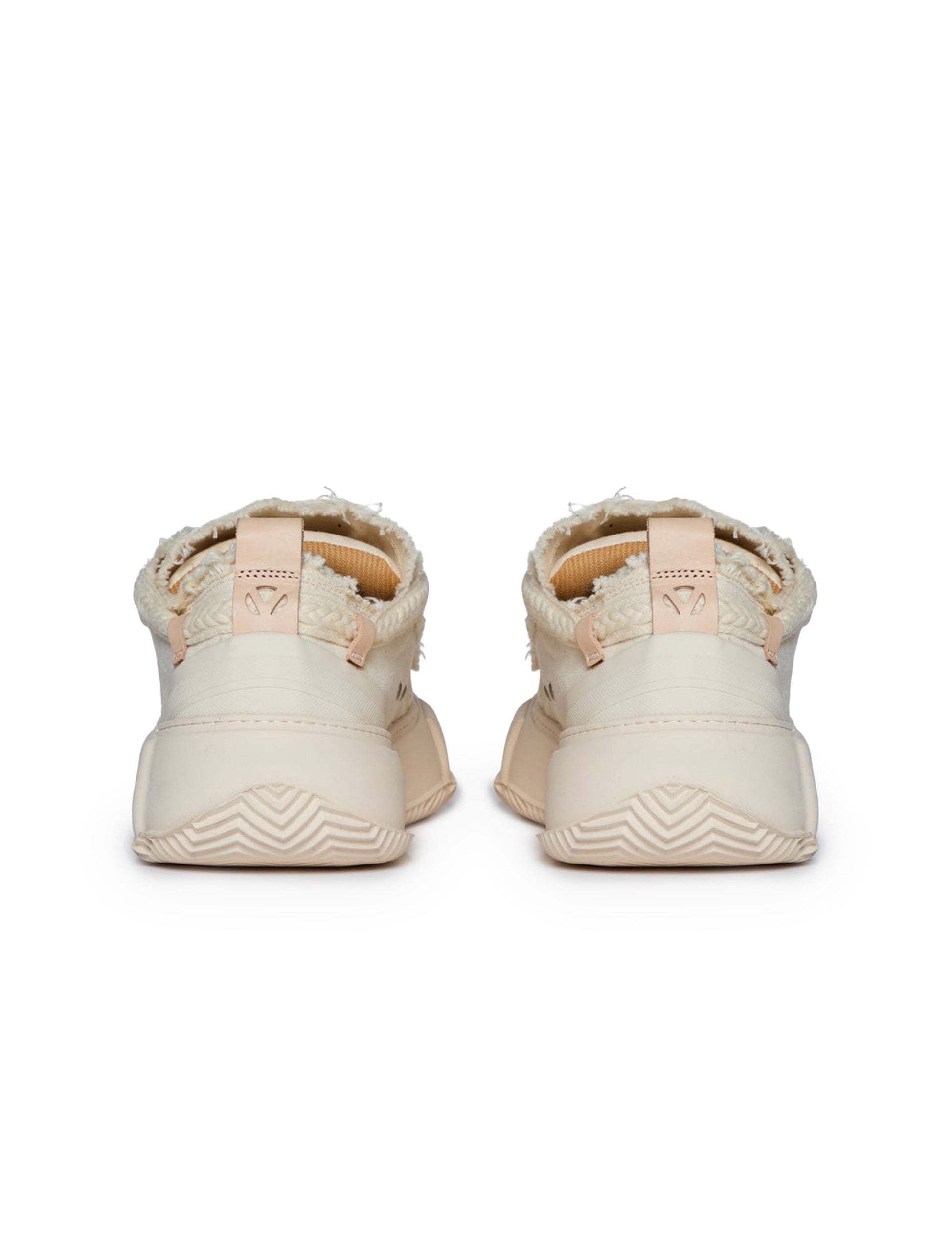 Valabasas Vision Shoes - Cream Leather Denim Exchange