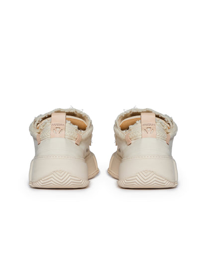 Valabasas Vision Shoes - Cream Leather Denim Exchange