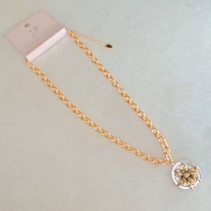 Bold And Antique Bee Chain Necklace Shop Style & More | Fresh Looks, Everyday Deals & Free Shipping