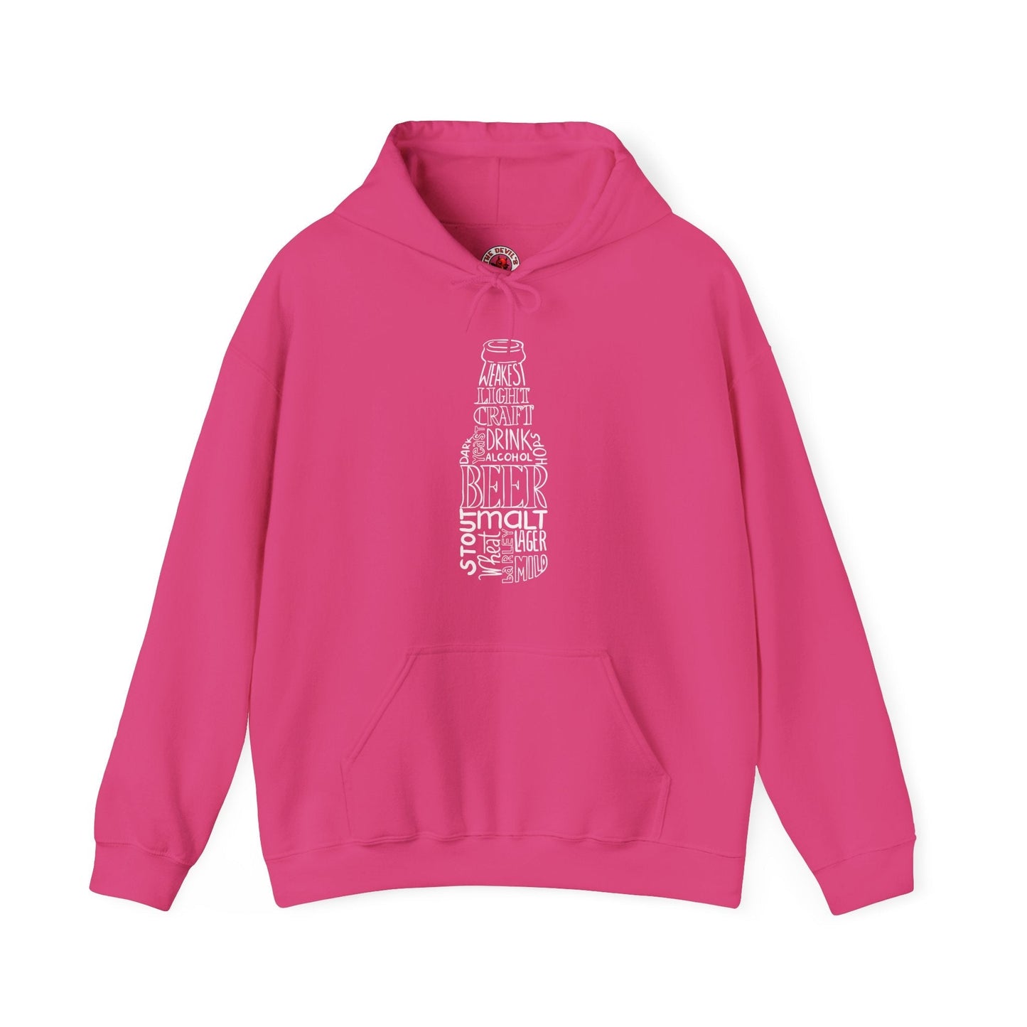 Beer Bottle of Words Hooded Sweatshirt The Devil's Pickle
