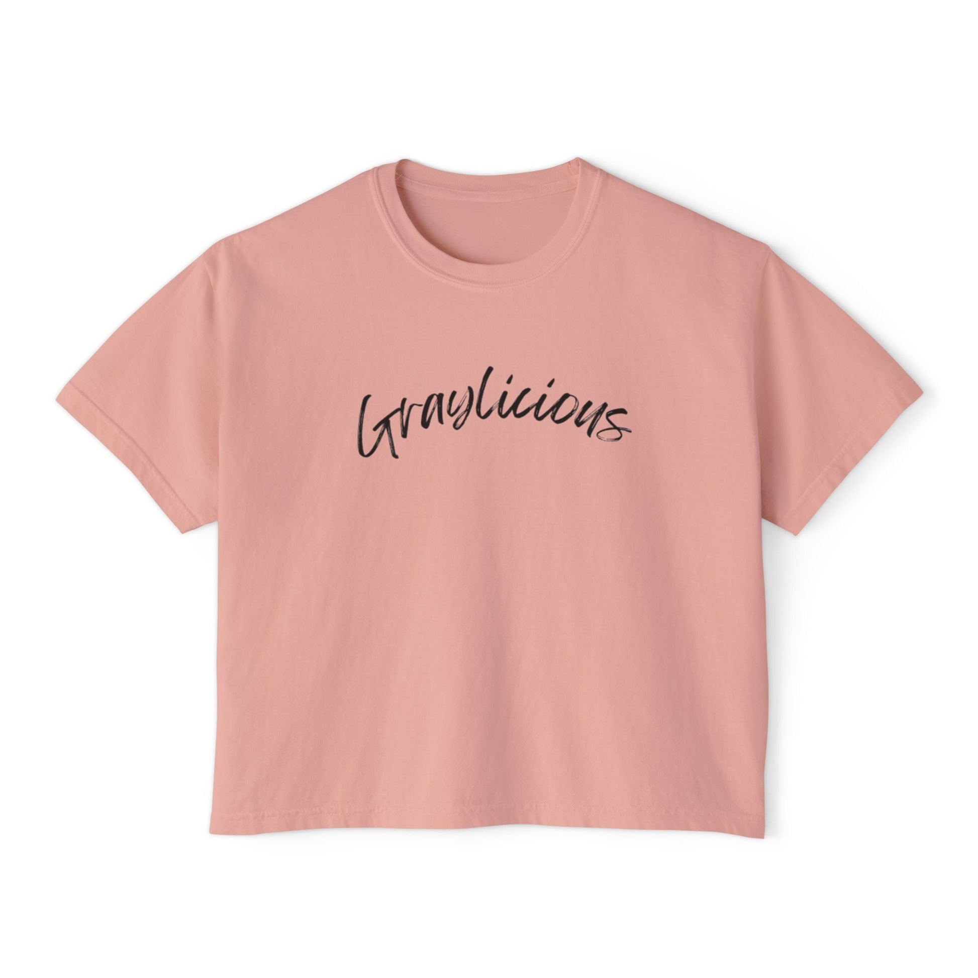 Women's Boxy Tee " Graylicious" Grayceful LLC