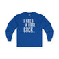 I Need A Huge Cocktail Long Sleeve Tee The Devil's Pickle