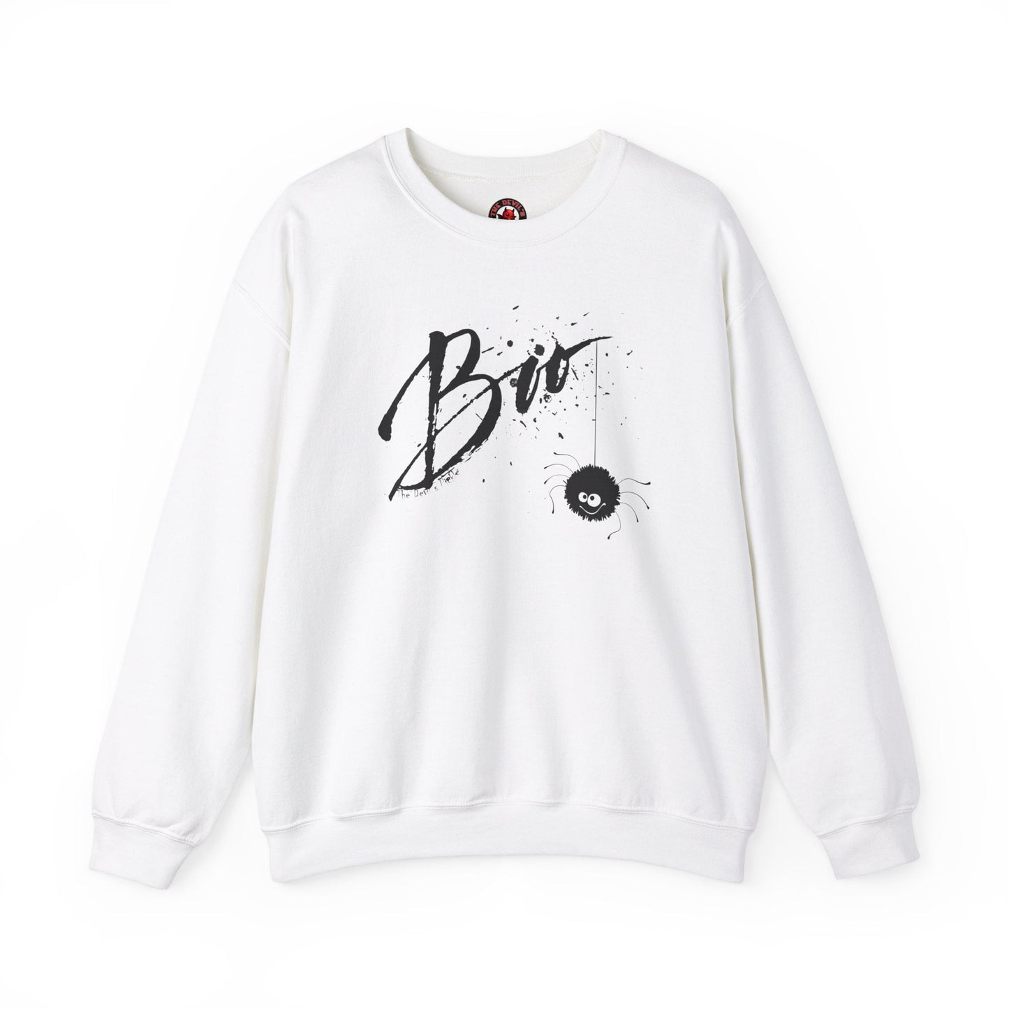 Boo Spider Crewneck Sweatshirt The Devil's Pickle
