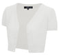 Cropped Bolero Knit Sweater Cardigan Short Sleeve Shop Style & More | Fresh Looks, Everyday Deals & Free Shipping