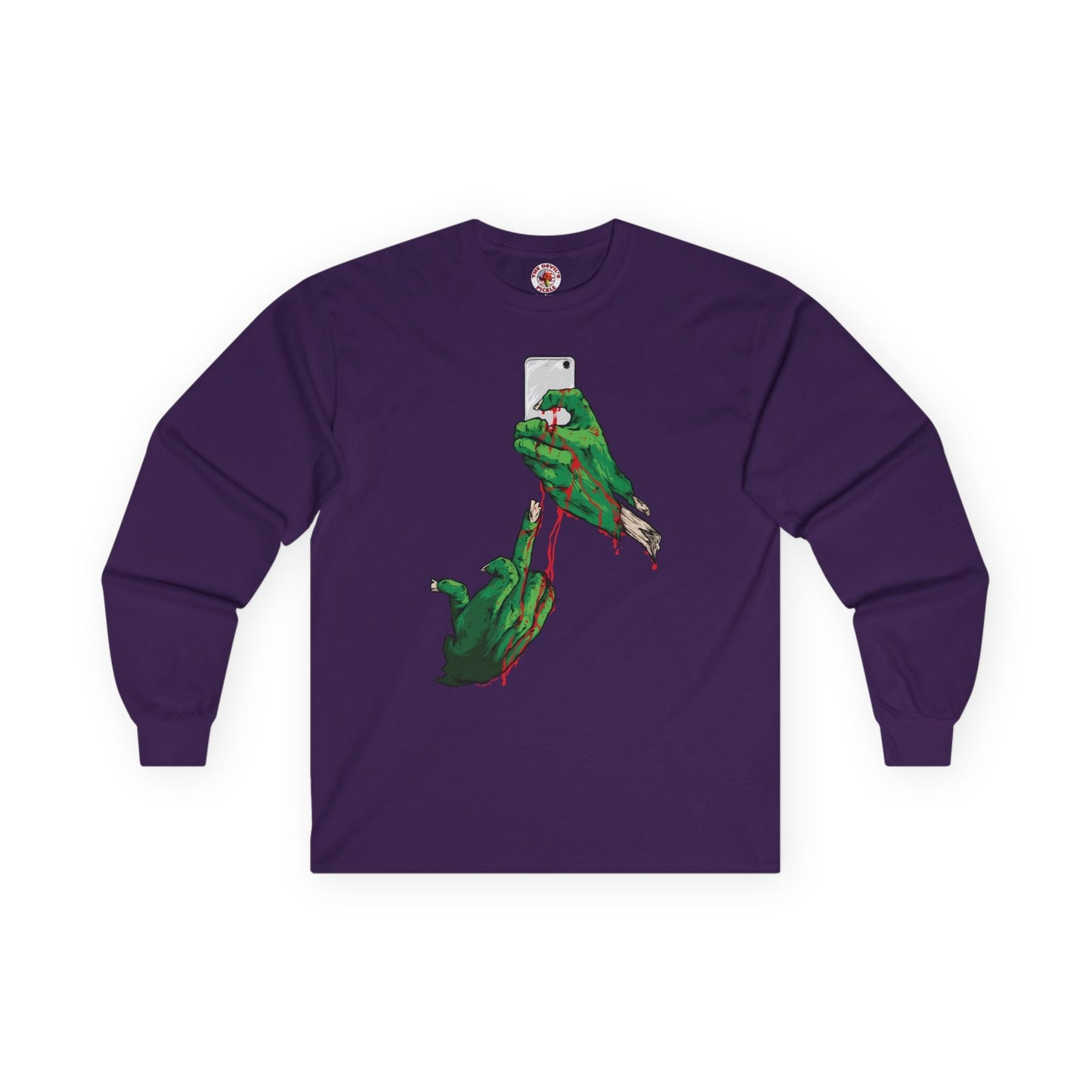 Selfie Monster Long Sleeve Tee The Devil's Pickle