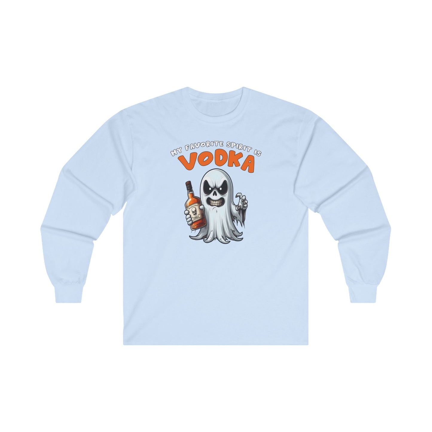My Favorite Spirit Is Vodka Long Sleeve Tee The Devil's Pickle
