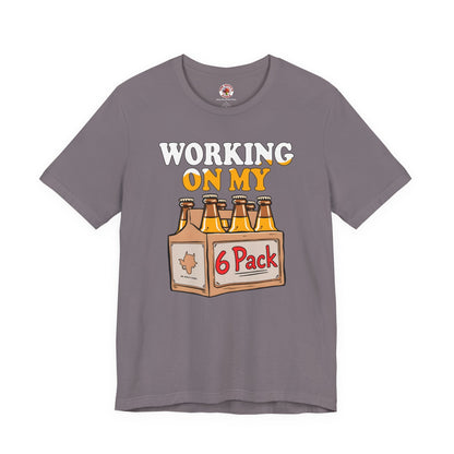 Working On My 6 Pack T-Shirt The Devil's Pickle