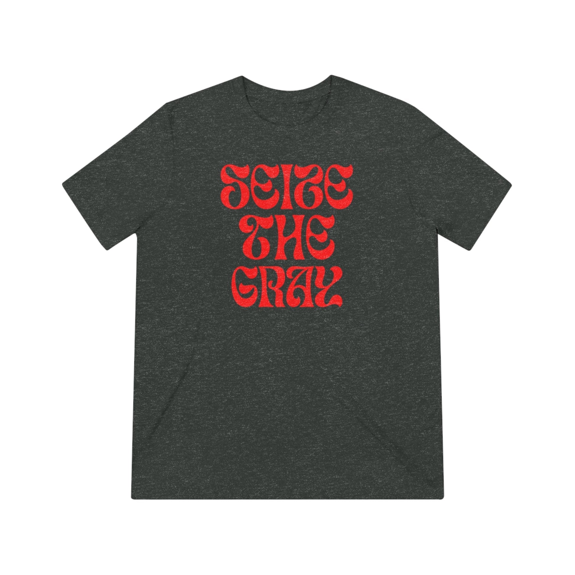 Unisex Triblend Tee "Seize the gray" Grayceful LLC