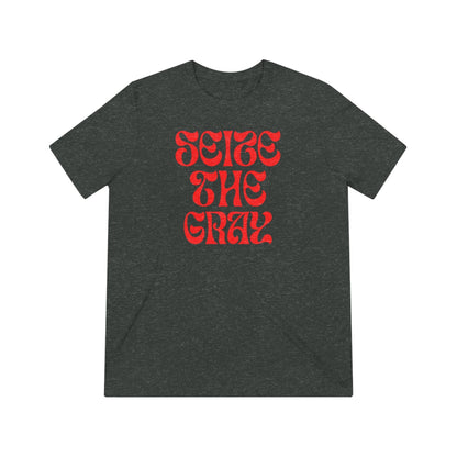 Unisex Triblend Tee "Seize the gray" Grayceful LLC
