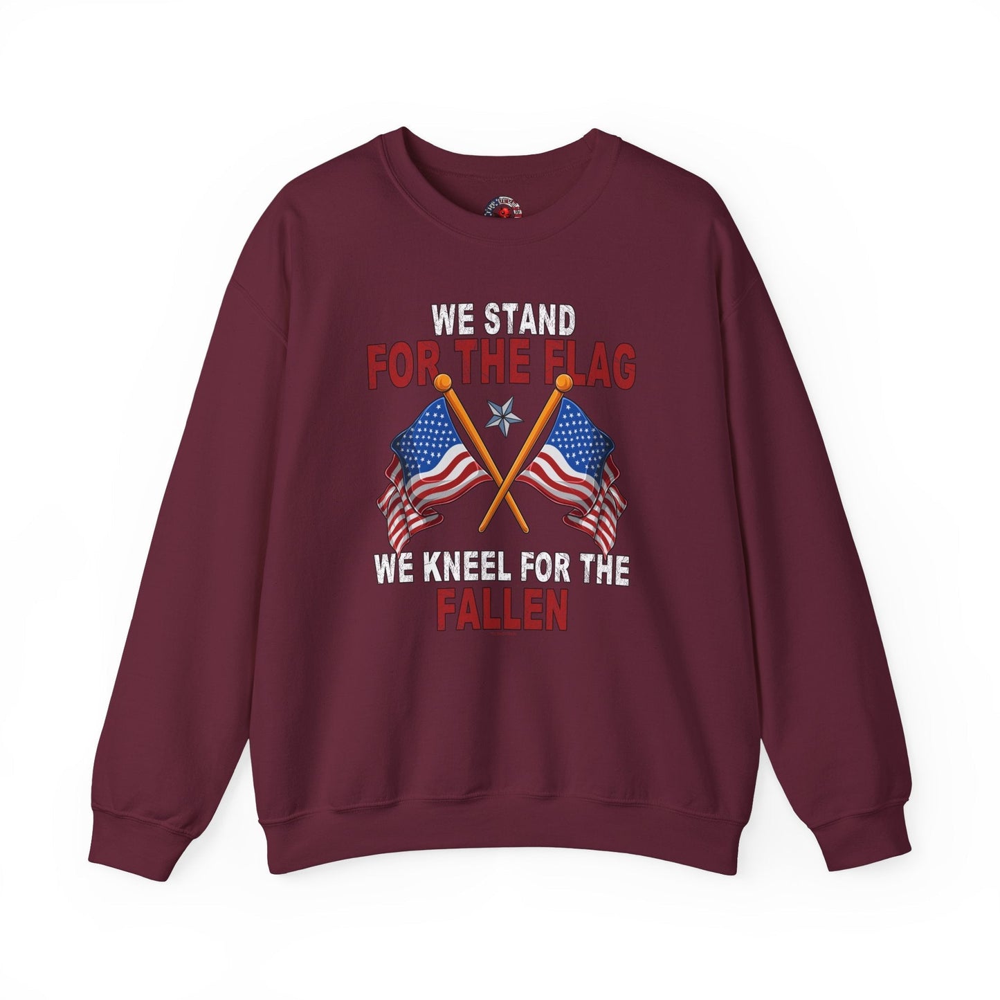 We Stand For The Flag Crewneck Sweatshirt The Devil's Pickle