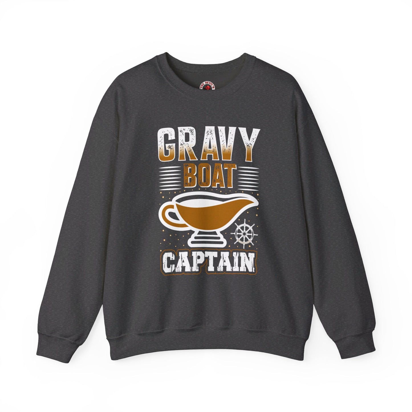 Gravy Boat Captain Crewneck Sweatshirt The Devil's Pickle