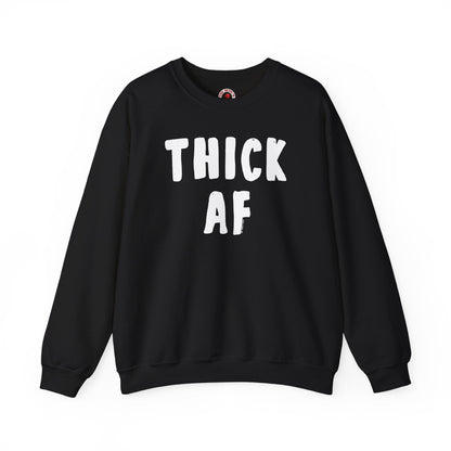 Thick AF Crewneck Sweatshirt The Devil's Pickle