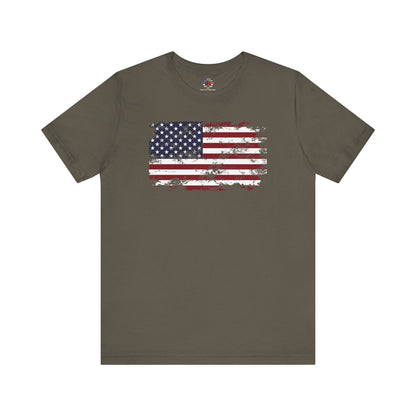 Vintage Style American Flag T-Shirt The Devil's Pickle
