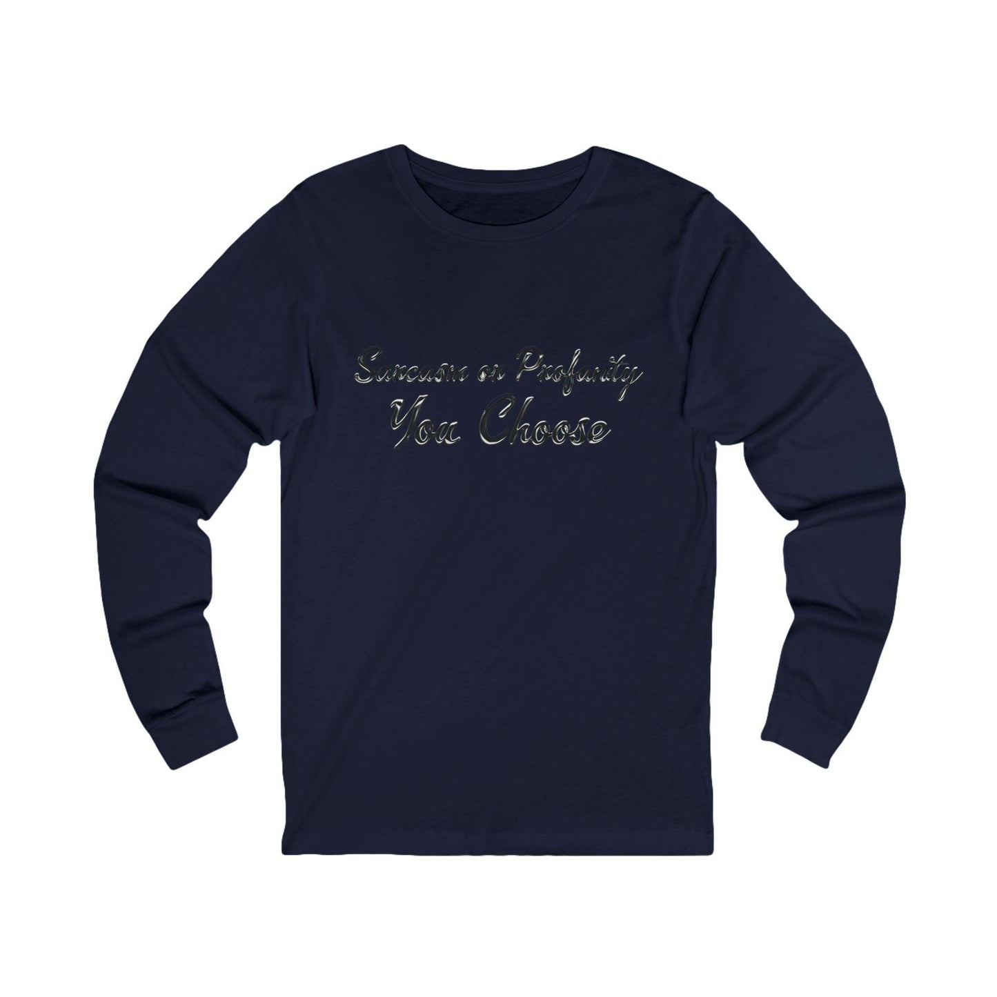 Serve Up Attitude Womens Jersey Long Sleeve Tee with Sarcasm or Profanity Country in My Heart