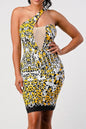 ANIMAL PRINTED BANDAGE DRESS See size chart under “more details” The Fashion Celestial
