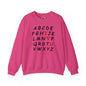 ABC I Love You Crewneck Sweatshirt The Devil's Pickle