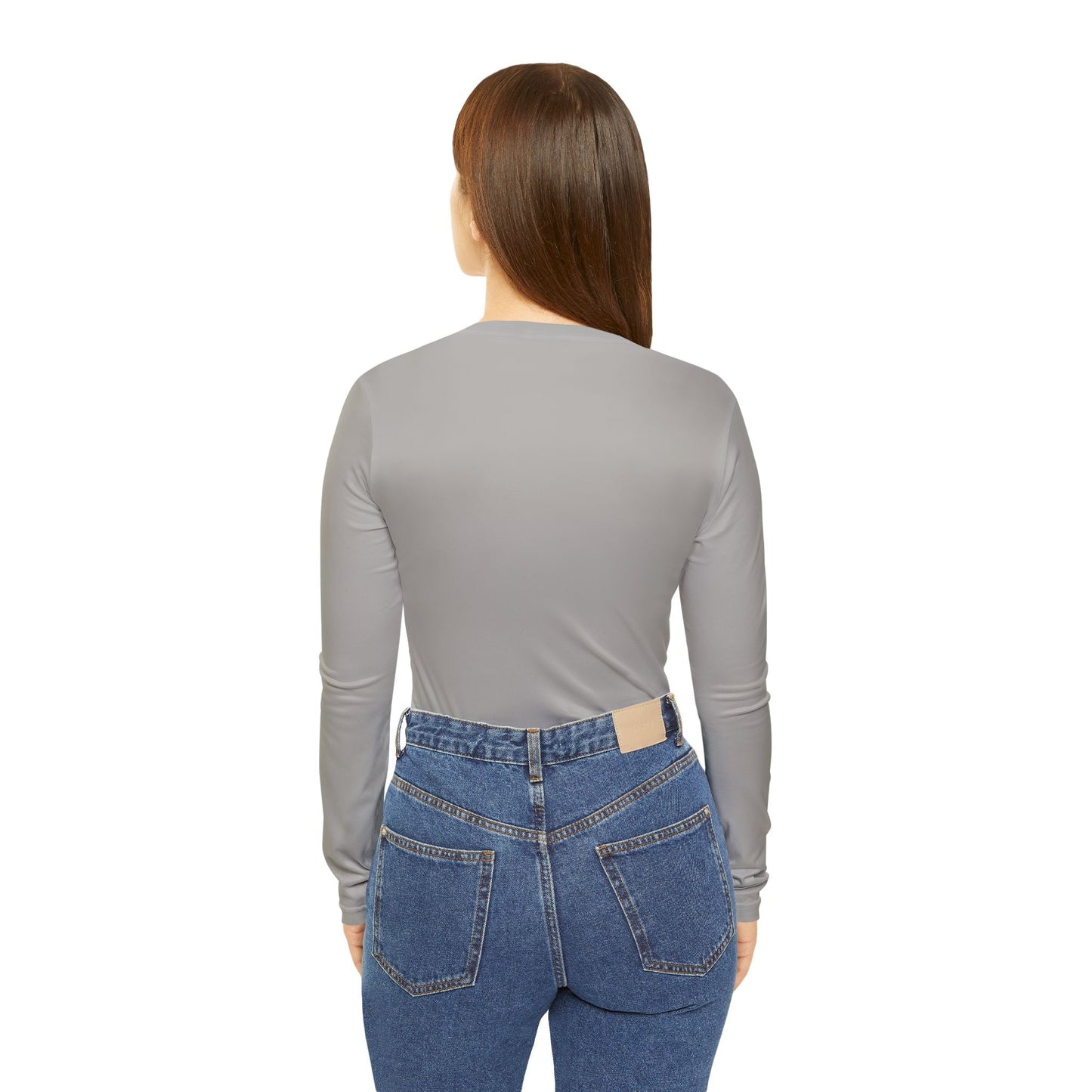 Grayceful Floral Long Sleeve V-neck Shirt for Women, Cozy Casual Wear, Gift for Grayceful LLC