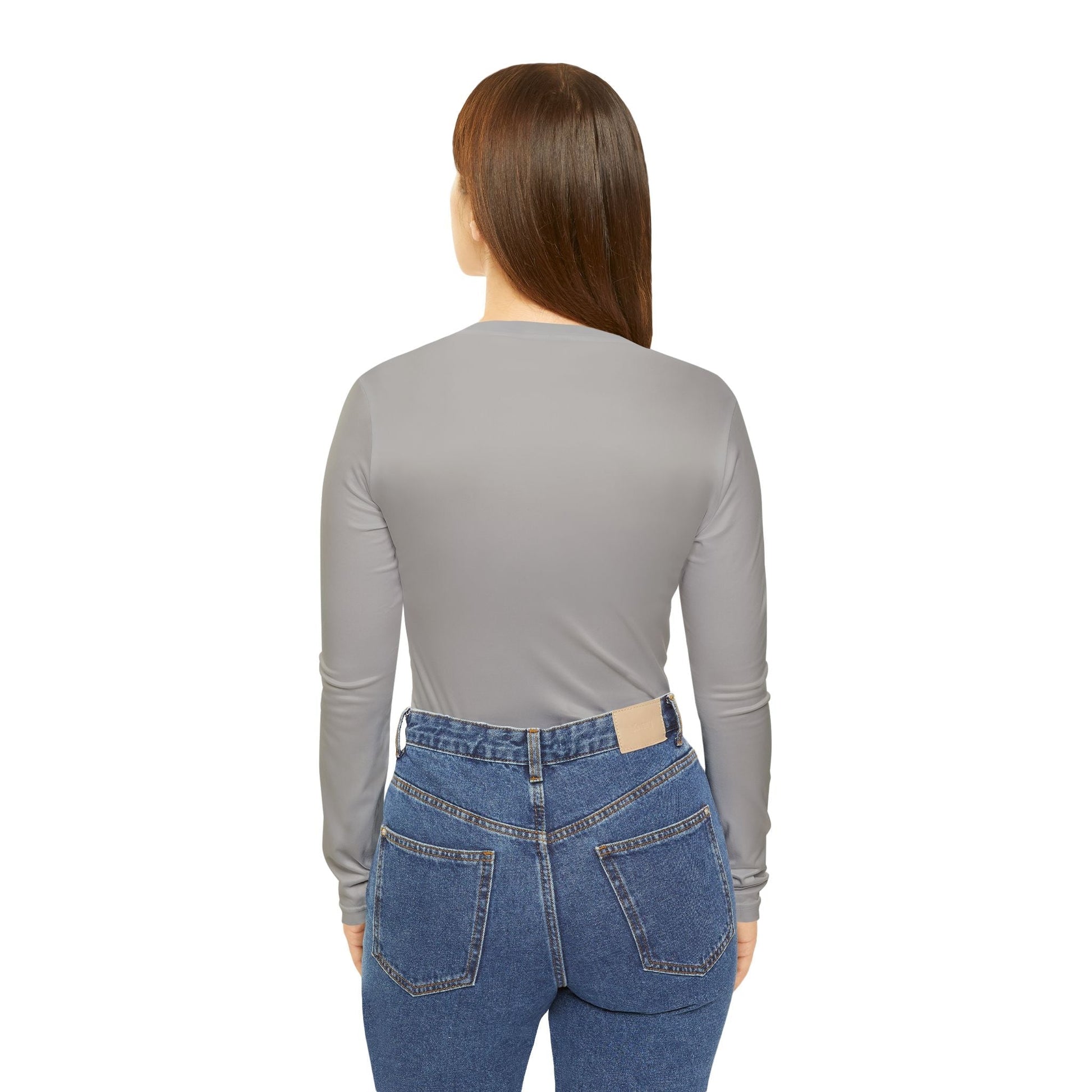 Grayceful Floral Long Sleeve V-neck Shirt for Women, Cozy Casual Wear, Gift for Grayceful LLC