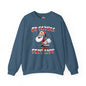 On Santa's Shit List Crewneck Sweatshirt The Devil's Pickle