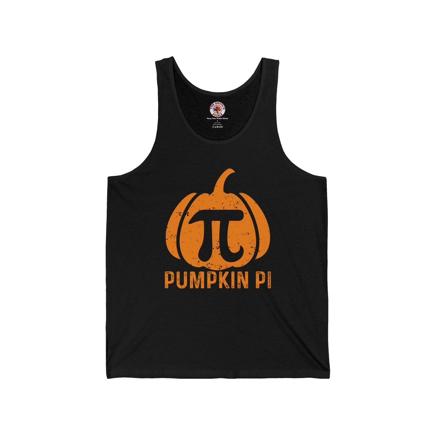 Pumpkin Pi Tank Top The Devil's Pickle