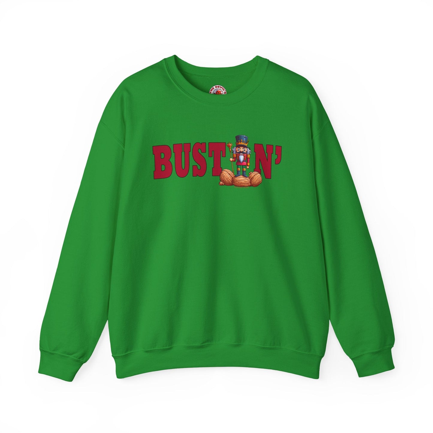 Bustin' Nuts Crewneck Sweatshirt The Devil's Pickle