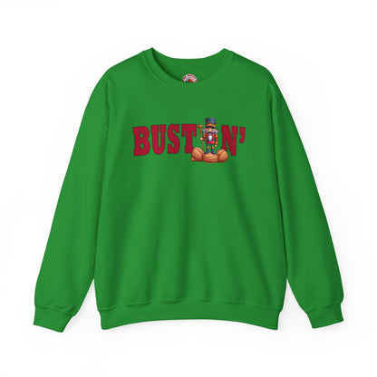 Bustin' Nuts Crewneck Sweatshirt The Devil's Pickle