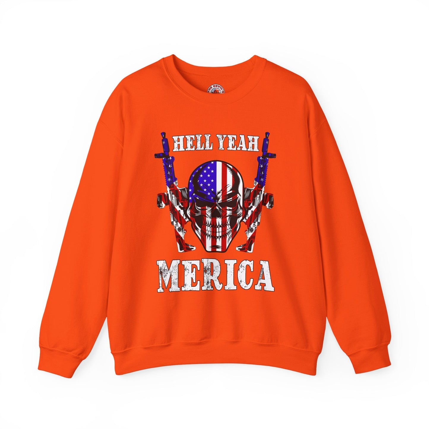 Hell Yeah Merica Crewneck Sweatshirt The Devil's Pickle