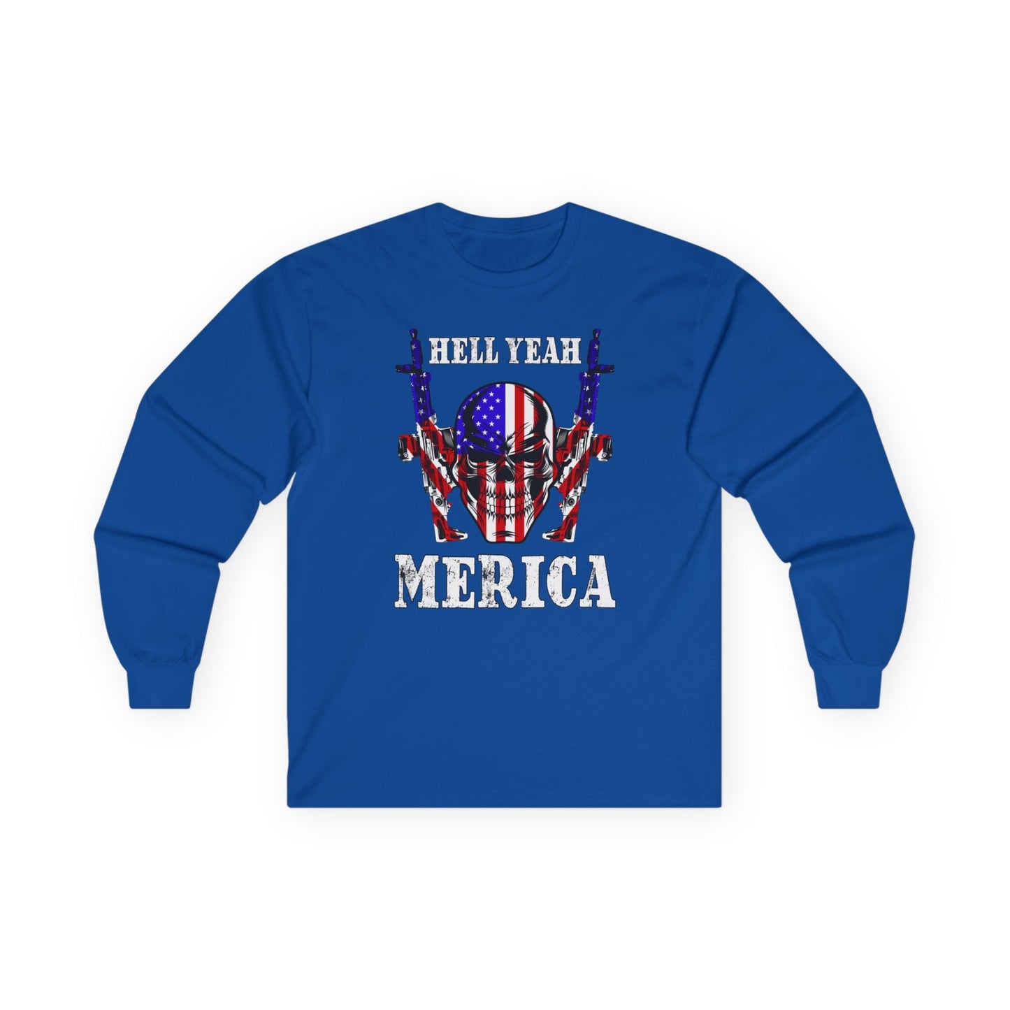 Hell Yeah Merica Long Sleeve Tee The Devil's Pickle
