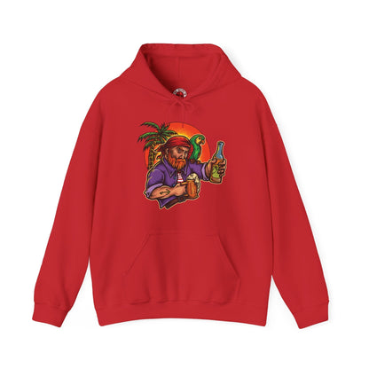 Sunset Pirate Beer Hooded Sweatshirt The Devil's Pickle