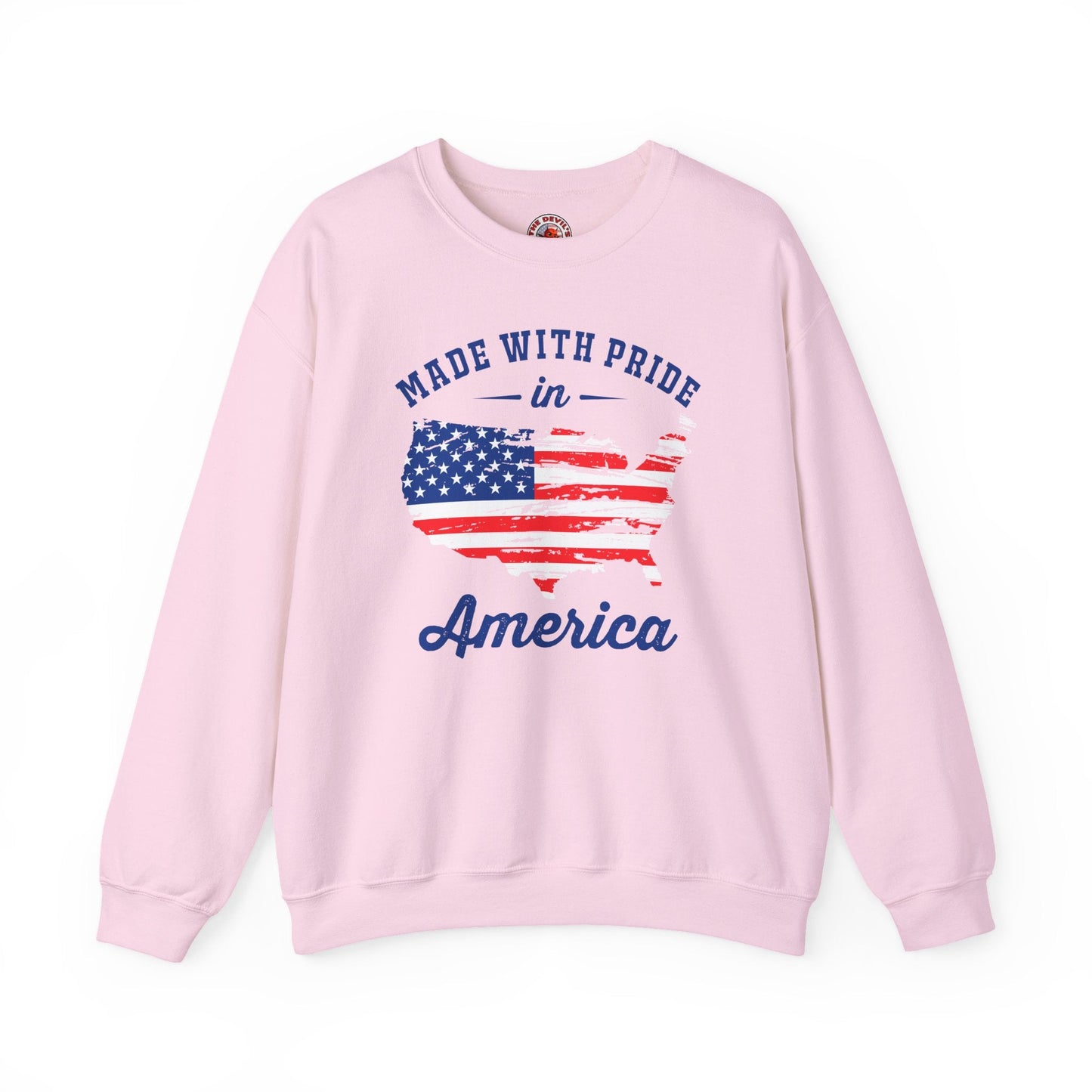 Made With Pride In America Crewneck Sweatshirt The Devil's Pickle