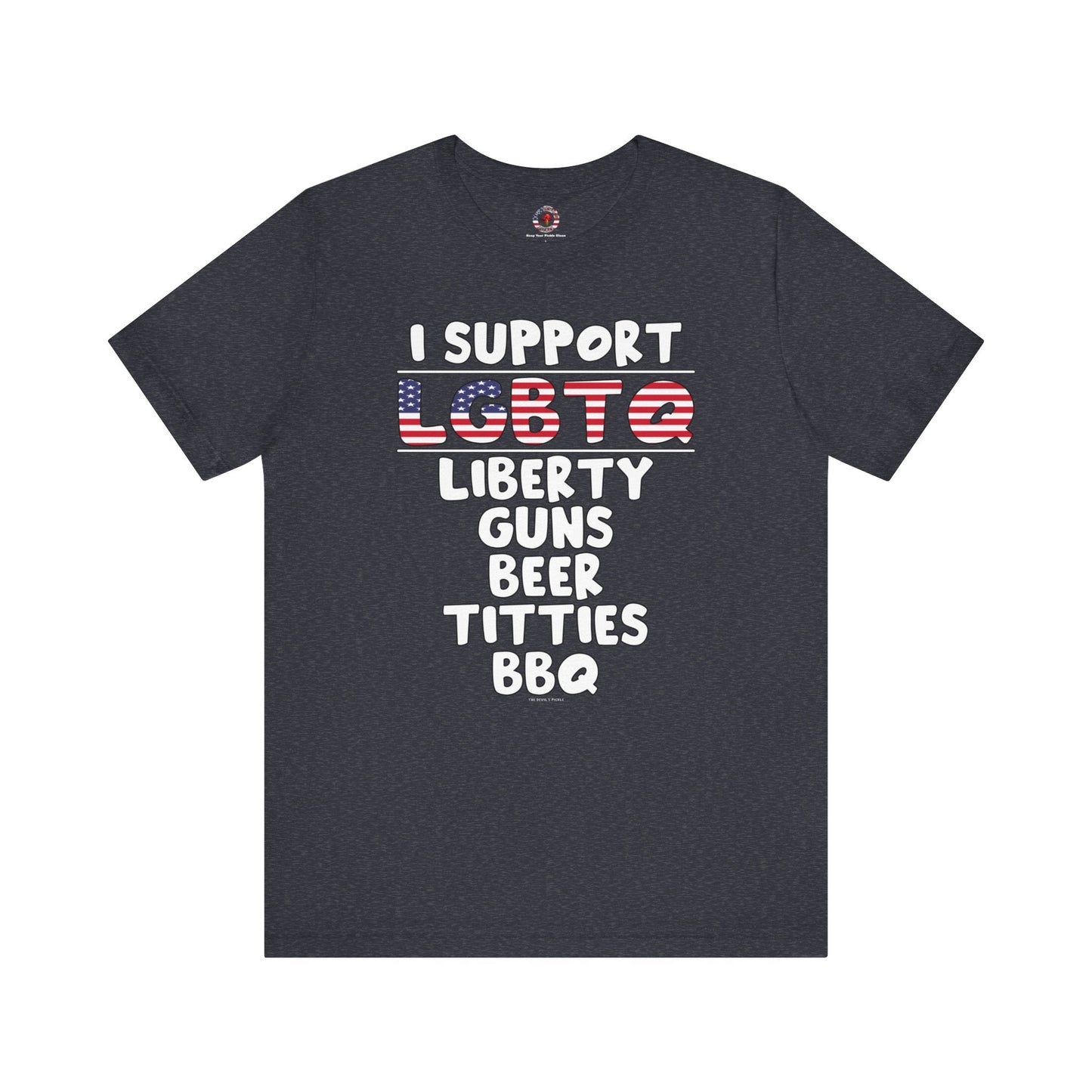 I Support LGBTQ T-Shirt The Devil's Pickle