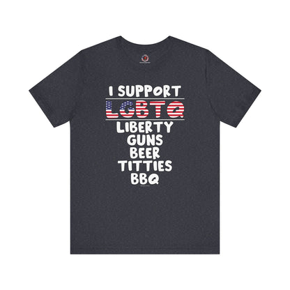 I Support LGBTQ T-Shirt The Devil's Pickle