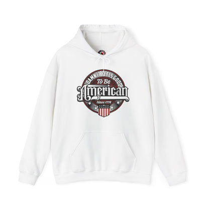 Damn it Feels Good To Be American Hooded Sweatshirt The Devil's Pickle