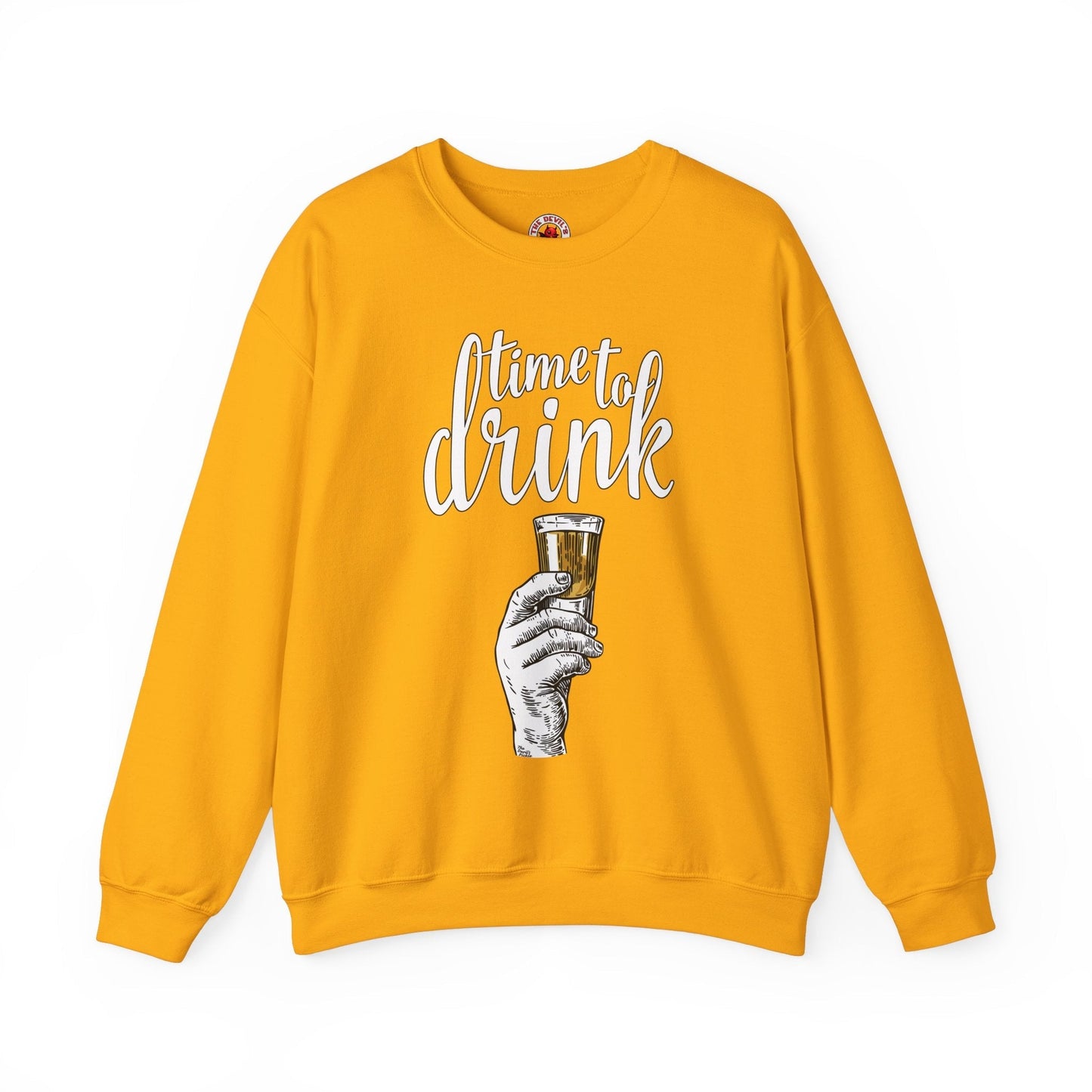 Time To Drink Crewneck Sweatshirt The Devil's Pickle