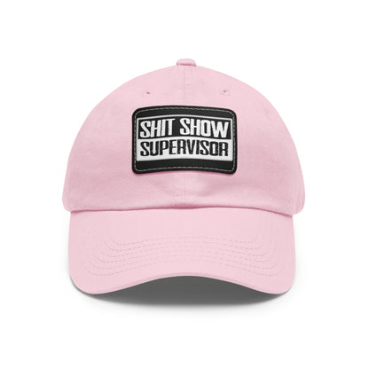 Shit Show Supervisor Hat with Leather Patch The Devil's Pickle