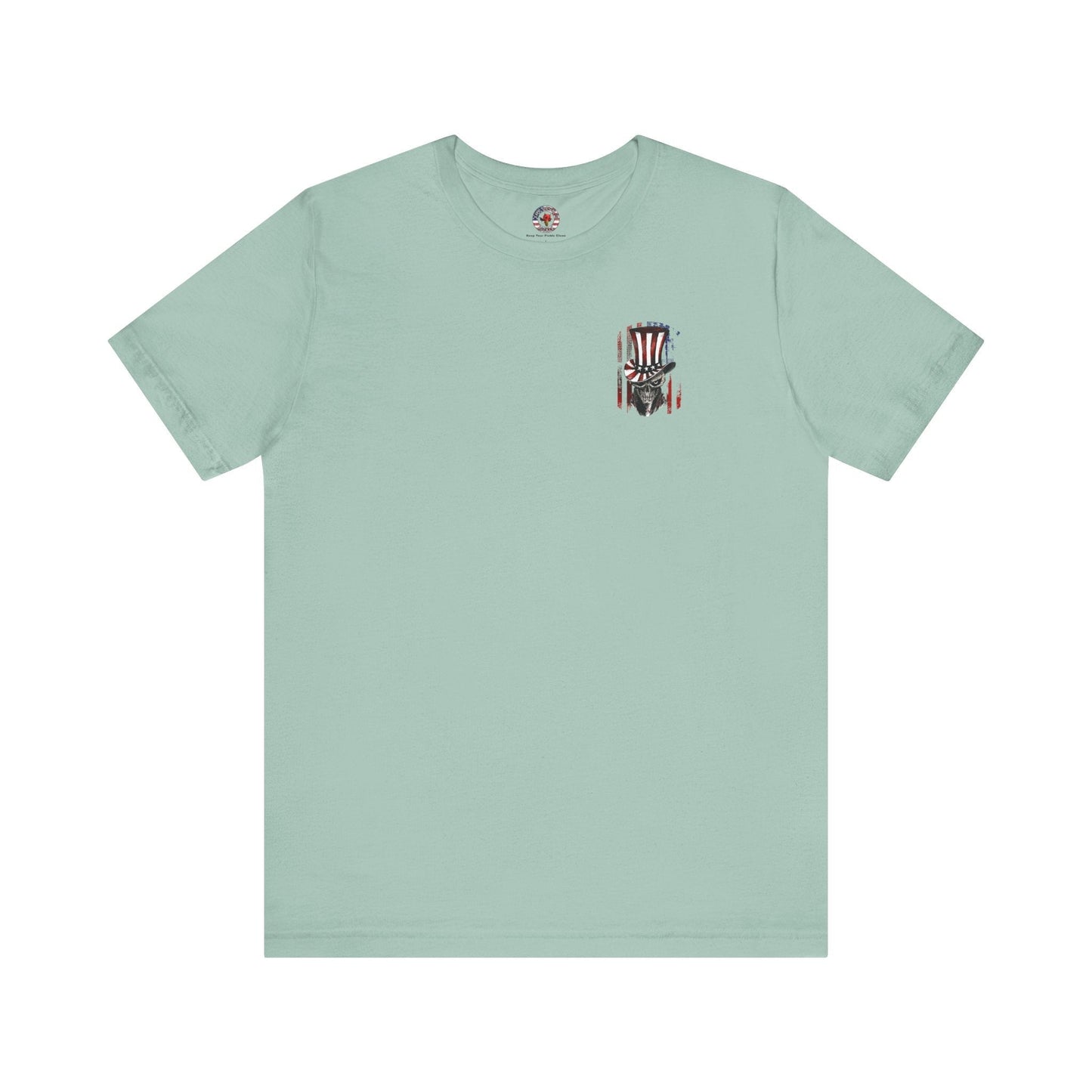 Patriotic Skull T-Shirt The Devil's Pickle
