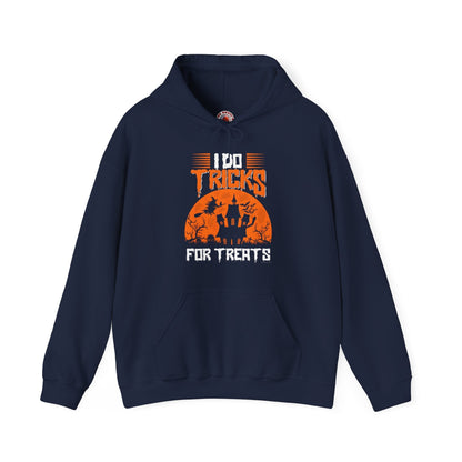 I Do Tricks For Treats Hooded Sweatshirt The Devil's Pickle