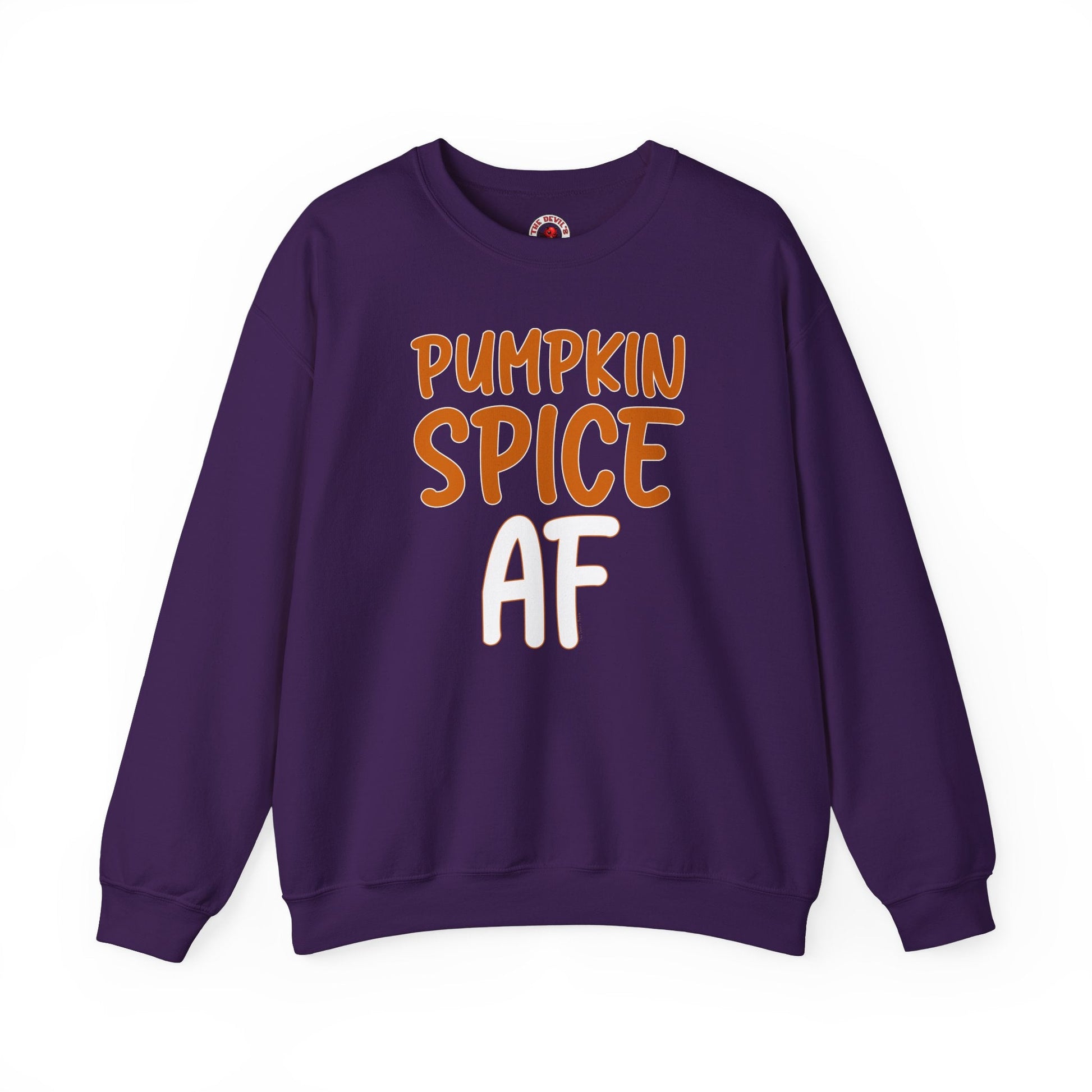 Pumpkin Spice AF Crewneck Sweatshirt The Devil's Pickle