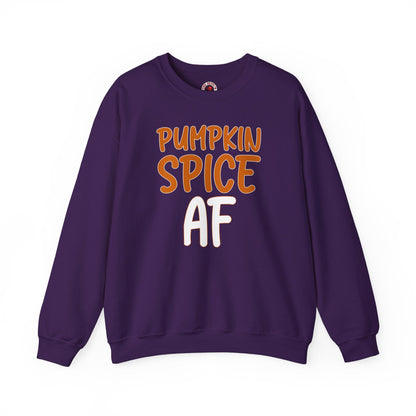 Pumpkin Spice AF Crewneck Sweatshirt The Devil's Pickle