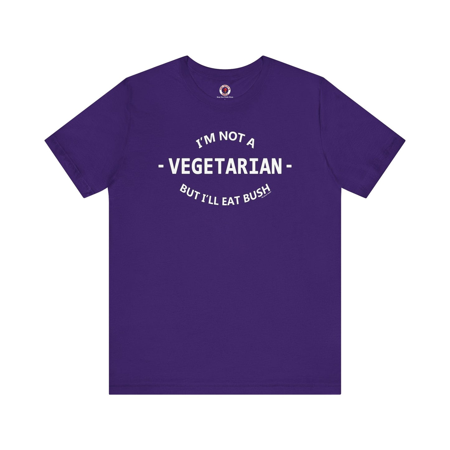 I'm Not A Vegetarian T-Shirt The Devil's Pickle