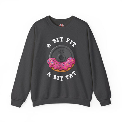 A Bit Fit, A Bit Fat Crewneck Sweatshirt The Devil's Pickle