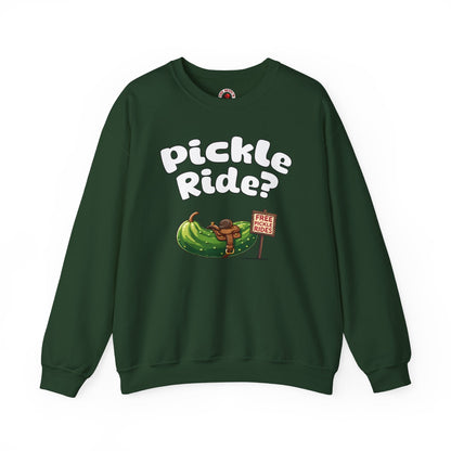 Pickle Ride Crewneck Sweatshirt The Devil's Pickle