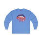 American Flag Lips Long Sleeve Tee The Devil's Pickle