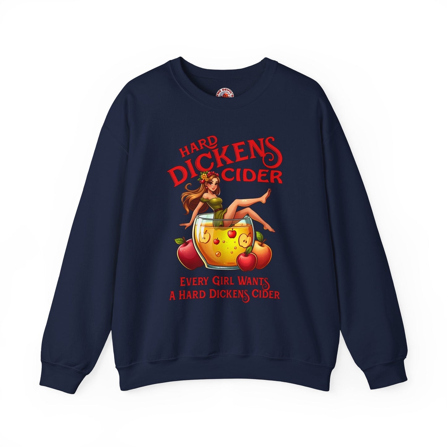 Hard Dickens Cider Crewneck Sweatshirt The Devil's Pickle