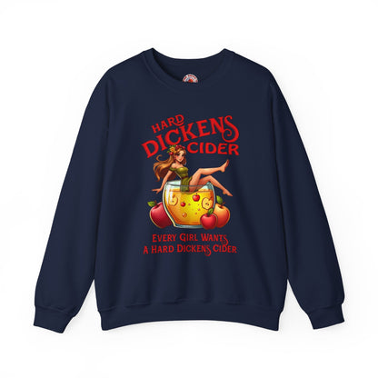 Hard Dickens Cider Crewneck Sweatshirt The Devil's Pickle