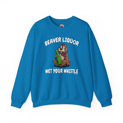 Beaver Liquor Crewneck Sweatshirt The Devil's Pickle