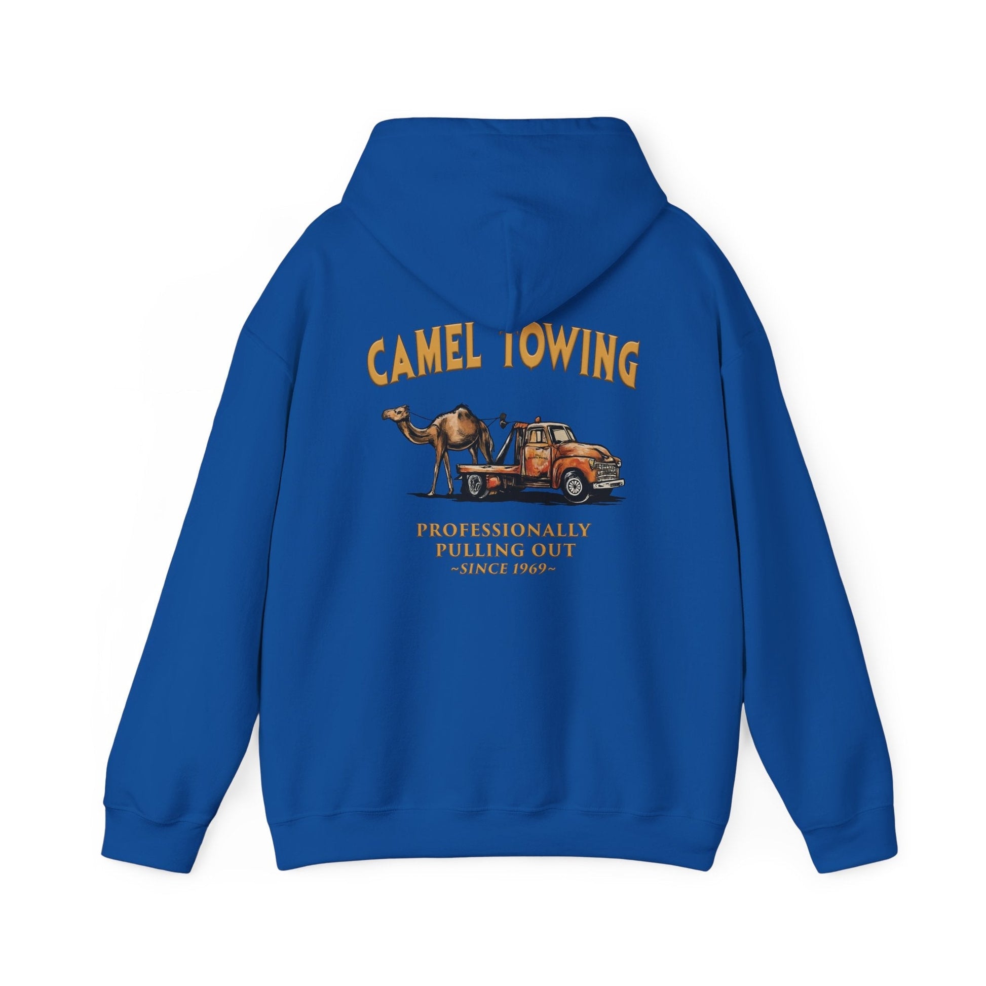 Camel Towing Back Hooded Sweatshirt The Devil's Pickle