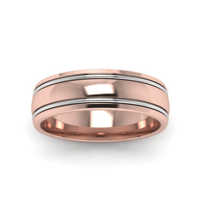 Two Tone Gold Ring Fascinating Diamonds