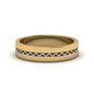 Mens Wave Comfort Fit Wedding Ring Fascinating Diamonds
